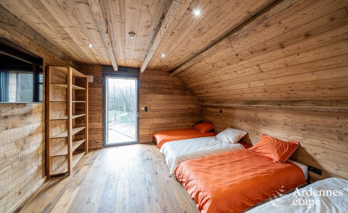 Luxury chalet in Brognon for 20 people with heated outdoor pool, outdoor jacuzzi and sauna on the lake