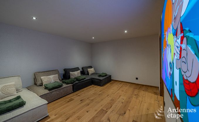 Luxury chalet in Brognon for 20 people with heated outdoor pool, outdoor jacuzzi and sauna on the lake