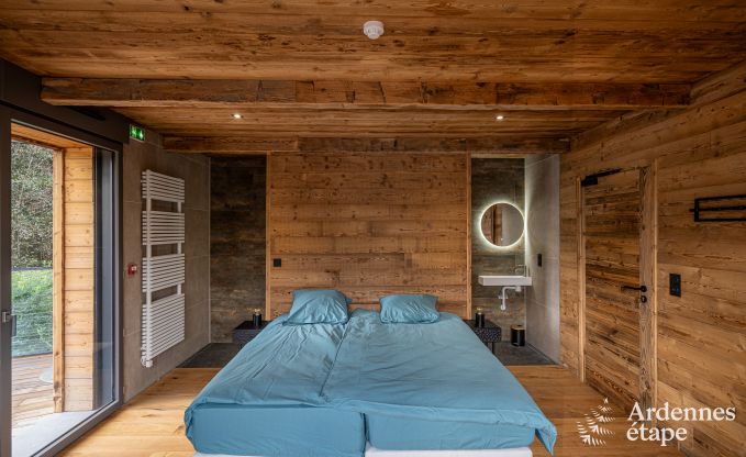 Luxury chalet in Brognon for 20 people with heated outdoor pool, outdoor jacuzzi and sauna on the lake