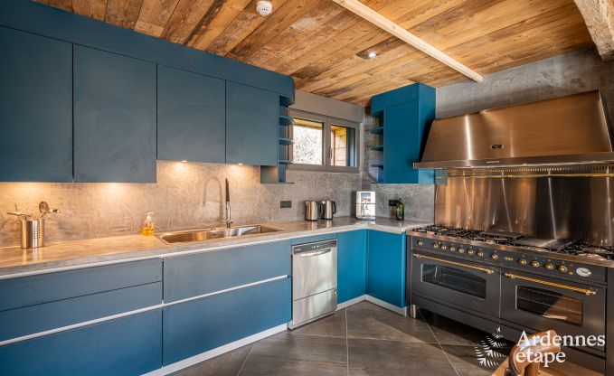 Luxury chalet in Brognon for 20 people with heated outdoor pool, outdoor jacuzzi and sauna on the lake