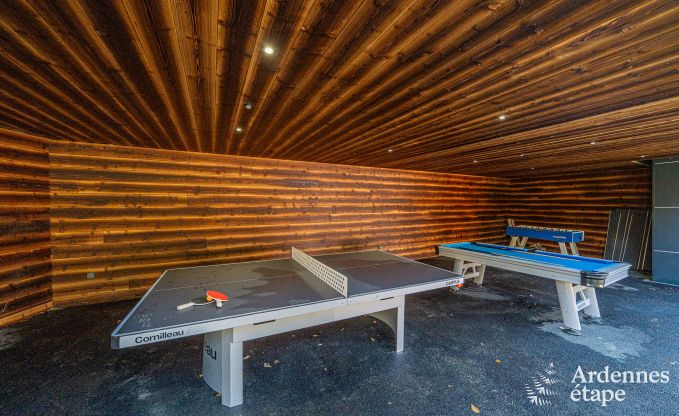 Luxury chalet in Brognon for 20 people with heated outdoor pool, outdoor jacuzzi and sauna on the lake