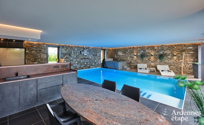 Spacious farmhouse in B�llingen for 13 people with indoor swimming pool, sauna and jacuzzi