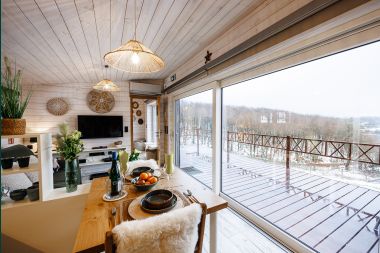 Chalet with exceptional views in Butgenbach for 2 persons in the Ardennes