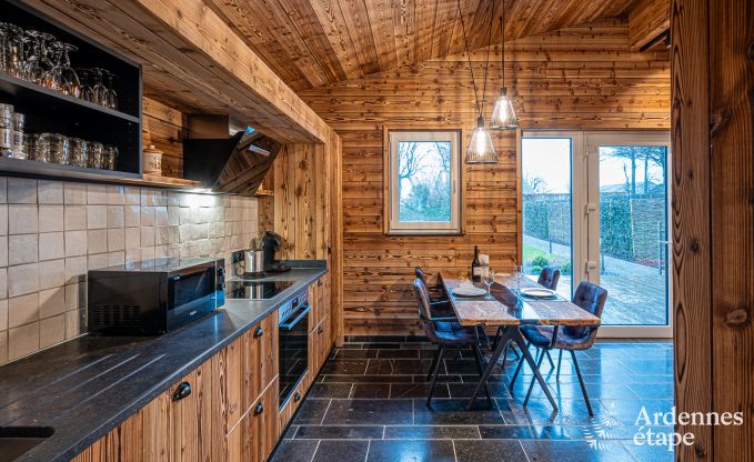 Luxury stay in the Ardennes: Comfortable chalet for 4 people in Btgenbach, near the ski slopes