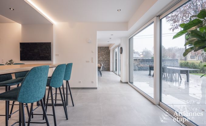 Exceptional stay in a luxury villa in Butgenbach: 18 people, indoor pool, sauna, in the heart of the Ardennes