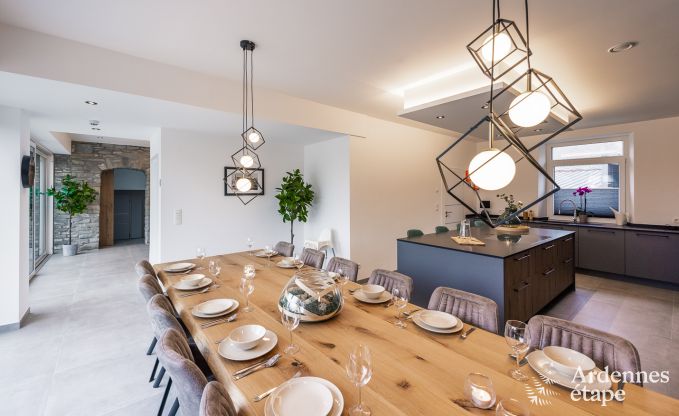 Exceptional stay in a luxury villa in Butgenbach: 18 people, indoor pool, sauna, in the heart of the Ardennes