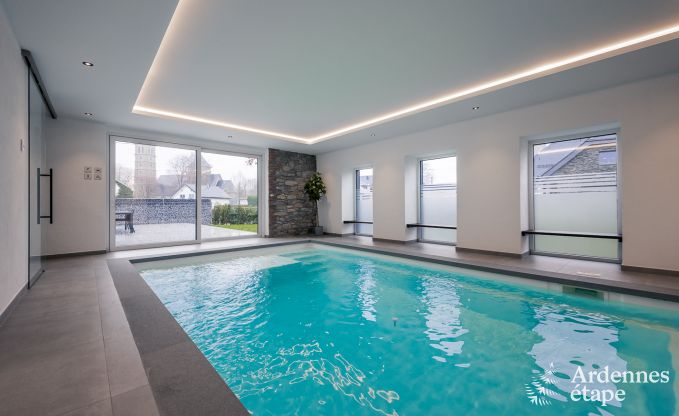 Exceptional stay in a luxury villa in Butgenbach: 18 people, indoor pool, sauna, in the heart of the Ardennes