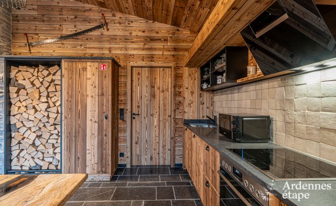 Luxury stay in the Ardennes: Comfortable chalet for 4 people in Btgenbach, near the ski slopes