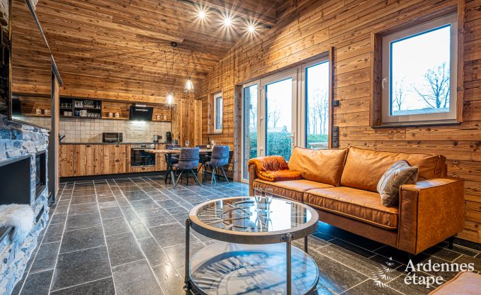 Luxury stay in the Ardennes: Comfortable chalet for 4 people in Btgenbach, near the ski slopes