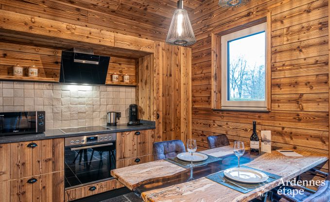 Luxury stay in the Ardennes: Comfortable chalet for 4 people in Btgenbach, near the ski slopes