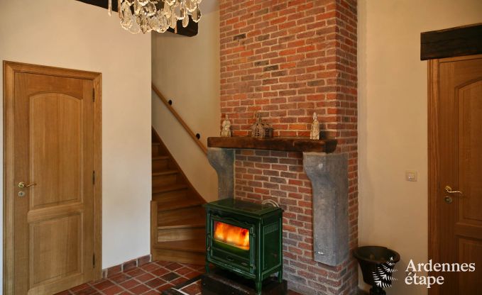 Cozy holiday home for 4 people in Ciney with private garden and wood stove