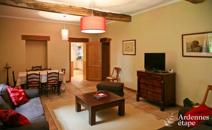 Cozy holiday home for 4 people in Ciney with private garden and wood stove