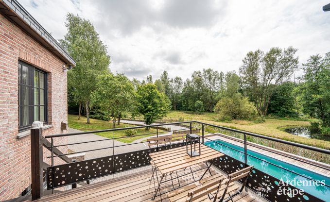 Holiday home with swimming pool and fishing pond in Couvin, Ardennes