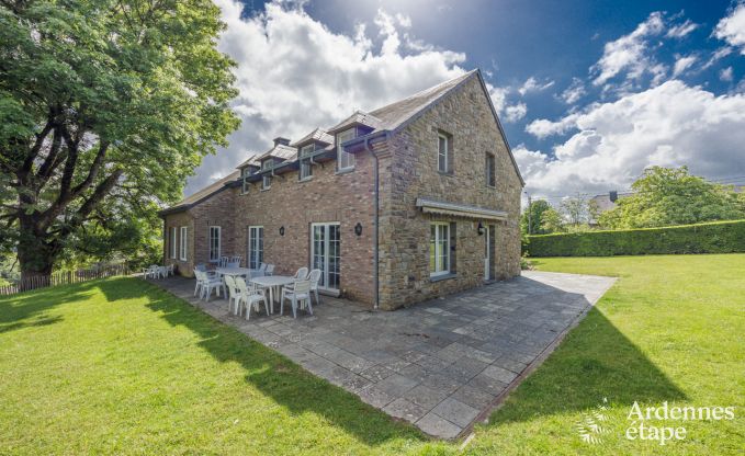 Holiday cottage in Daverdisse for 13/14 persons in the Ardennes