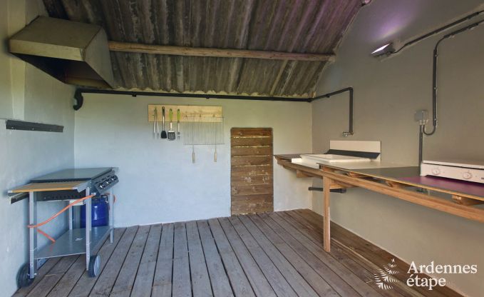 Holiday home with outdoor sauna for rent for 8 guests in Dinant
