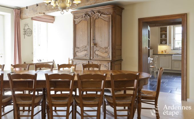 Holiday cottage in Dinant for 14 persons in the Ardennes