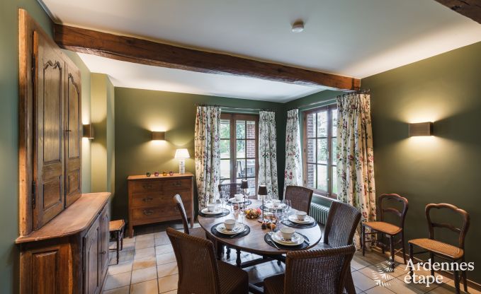 Spacious holiday home with swimming pool in Dinant, Ardennes