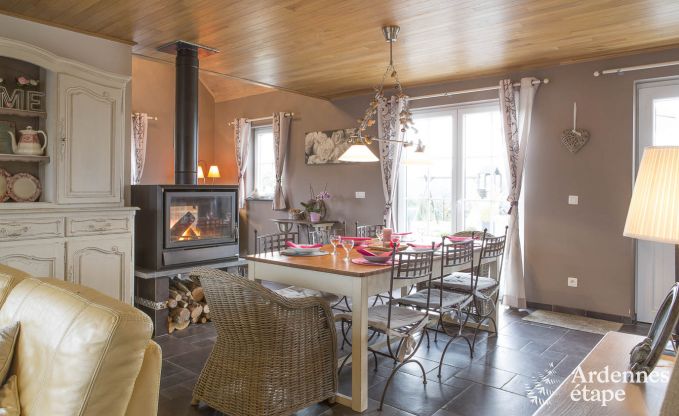 Holiday cottage with wellness room for 8 pers. in Doische, dogs allowed
