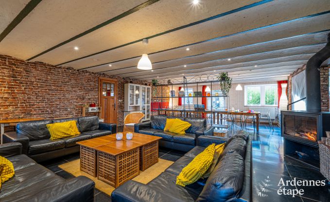 Holiday home in Drubuy (M�an), Ardennes, 7 bedrooms, 3 bathrooms, 19 people, private garden, children's and leisure facilities