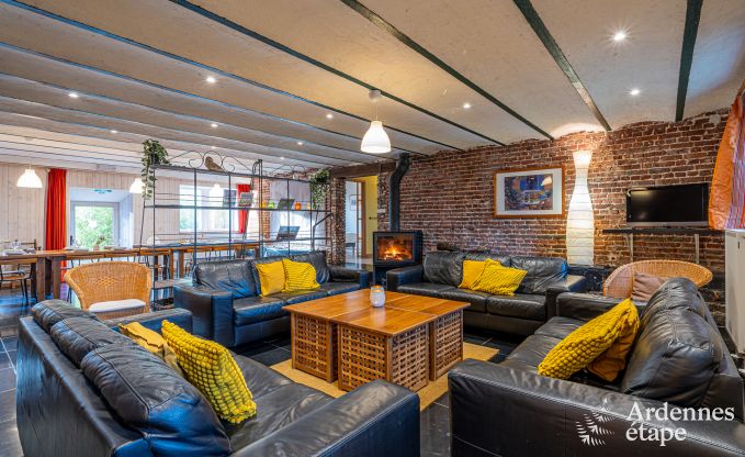 Holiday home in Drubuy (M�an), Ardennes, 7 bedrooms, 3 bathrooms, 19 people, private garden, children's and leisure facilities