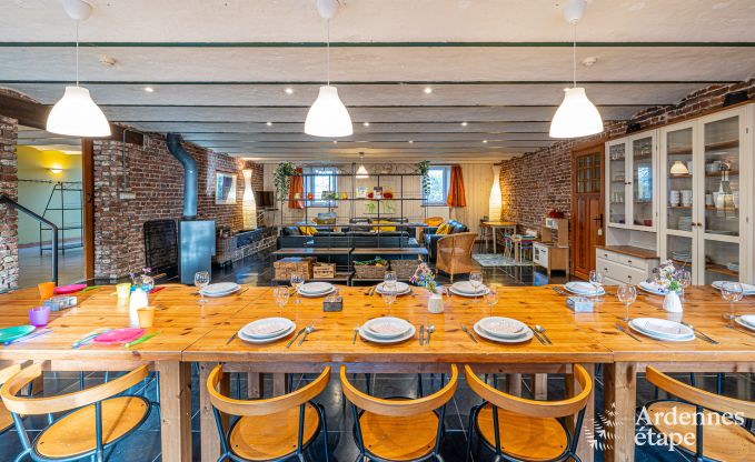 Holiday home in Drubuy (M�an), Ardennes, 7 bedrooms, 3 bathrooms, 19 people, private garden, children's and leisure facilities