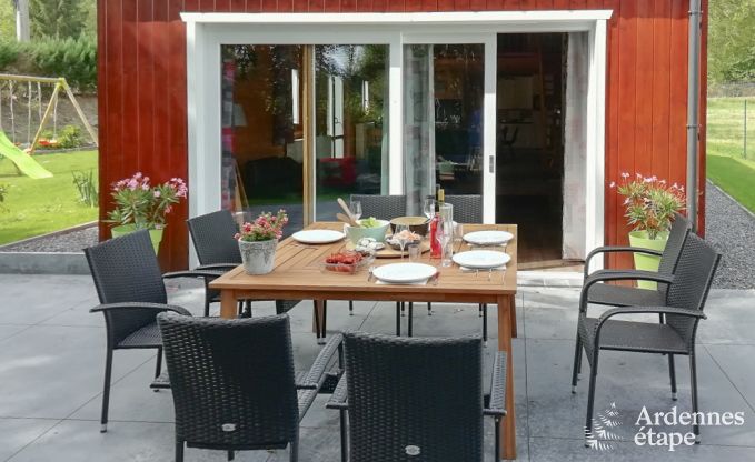 Chalet in Durbuy for 8 guests for rent in the Ardennes