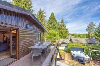 Chalet in the forest in Durbuy for 4-8 guests in the Ardennes
