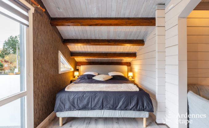 Spacious holiday home near Durbuy for 9 people with covered jacuzzi, fenced garden, and play area