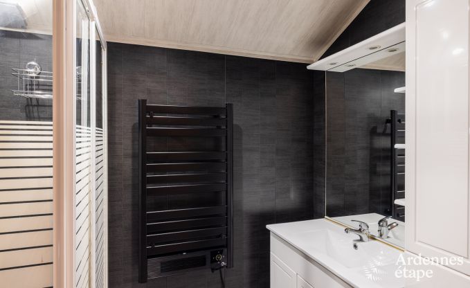 Spacious holiday home near Durbuy for 9 people with covered jacuzzi, fenced garden, and play area