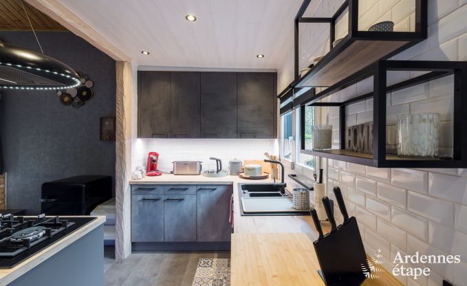 Spacious holiday home near Durbuy for 9 people with covered jacuzzi, fenced garden, and play area