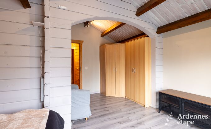 Spacious holiday home near Durbuy for 9 people with covered jacuzzi, fenced garden, and play area