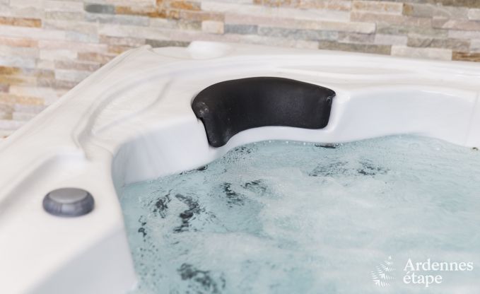 Spacious holiday home near Durbuy for 9 people with covered jacuzzi, fenced garden, and play area