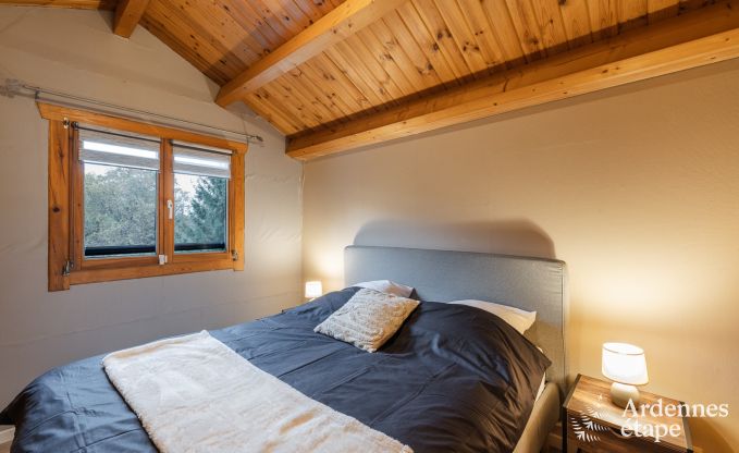 Spacious holiday home near Durbuy for 9 people with covered jacuzzi, fenced garden, and play area