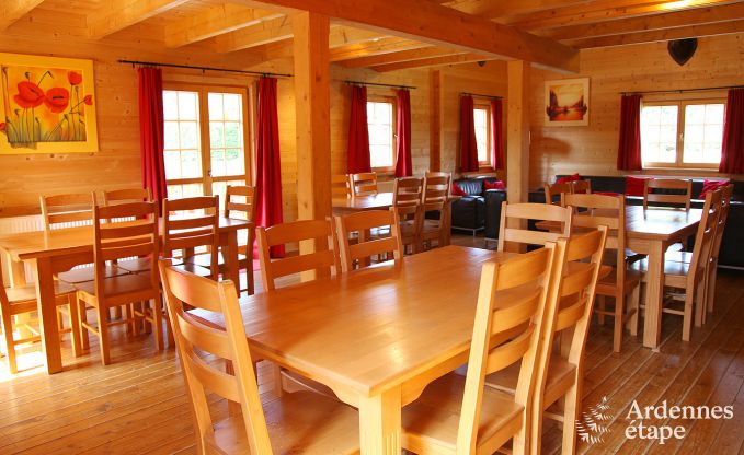 Chalet in Durbuy for 24 persons in the Ardennes
