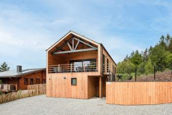 Dog-friendly chalet in Durbuy for 8 guests in the Ardennes
