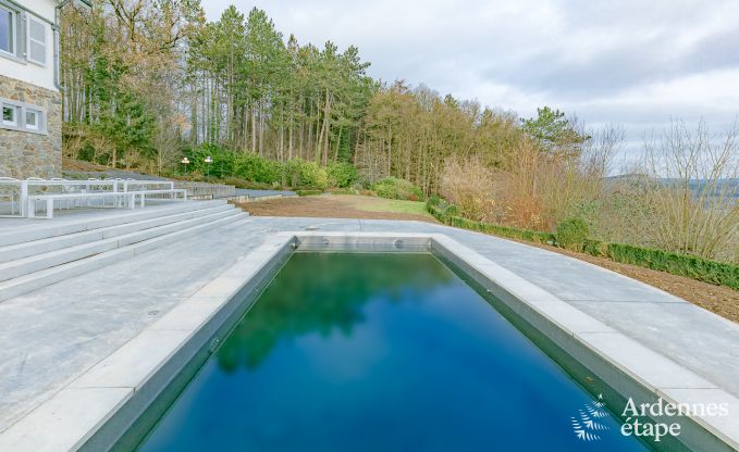 Luxury villa with pool in Durbuy for 14 in the Ardennes
