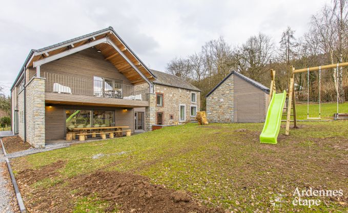 Luxury villa for holidays in the Ardennes, for 14 p. nr Durbuy
