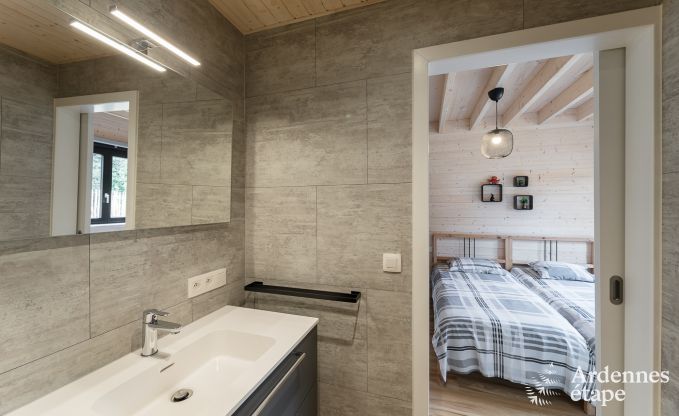 Chalet in Durbuy with sauna and football for 8 persons in the Ardennes