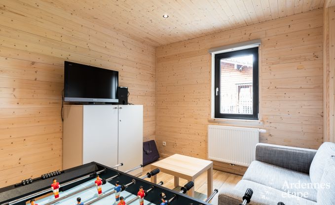 Chalet in Durbuy with sauna and football for 8 persons in the Ardennes