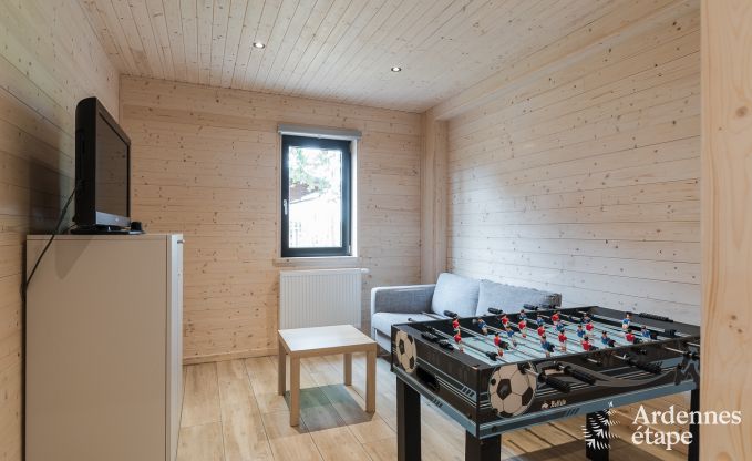 Chalet in Durbuy with sauna and football for 8 persons in the Ardennes