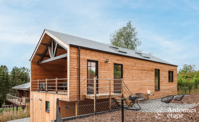 Chalet in Durbuy with sauna and football for 8 persons in the Ardennes