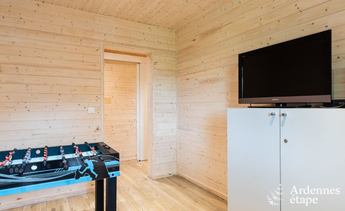 Chalet in Durbuy with sauna and football for 8 persons in the Ardennes