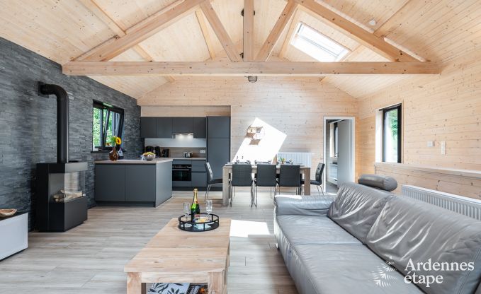 Chalet in Durbuy with sauna and football for 8 persons in the Ardennes