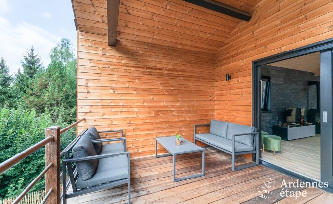 Chalet in Durbuy with sauna and football for 8 persons in the Ardennes