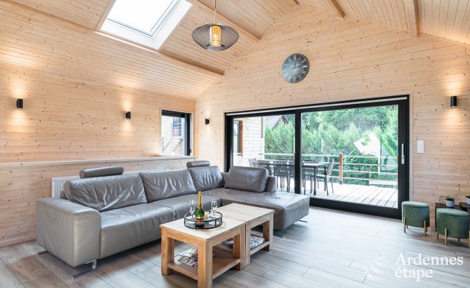 Chalet in Durbuy with sauna and football for 8 persons in the Ardennes