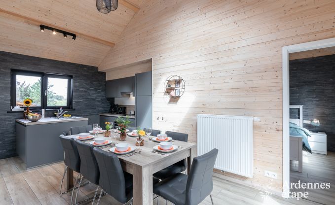Chalet in Durbuy with sauna and football for 8 persons in the Ardennes