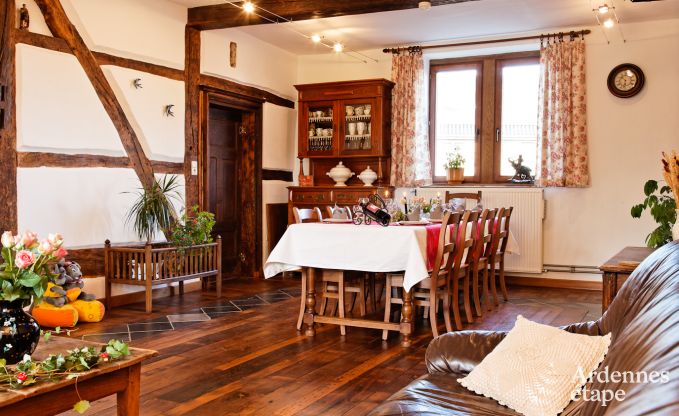 Holiday cottage in Durbuy for 9 persons in the Ardennes