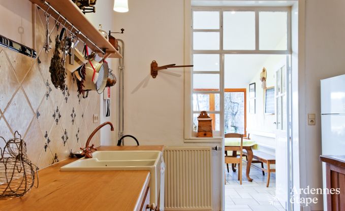 Holiday cottage in Durbuy for 9 persons in the Ardennes