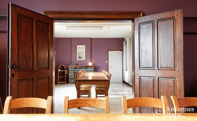 Holiday home in Durbuy: 32 people, 12 bedrooms, private garden, heart of the Belgian Ardennes