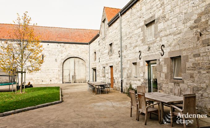 Holiday home in Durbuy: 32 people, 12 bedrooms, private garden, heart of the Belgian Ardennes